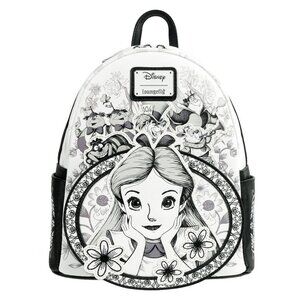 Loungefly Alice in Wonderland Sketch Mini Backpack NWT EE Exclusive